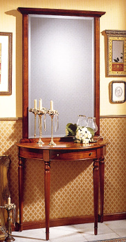 Kliknte pro velkou fotografii produktu Pstavn konzolov stolek se zrcadlem