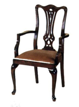 Klikněte pro velkou fotografii produktu Anglická židle Queen Anne Hertford s područkou
