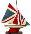 Model lodi - anglická vlajka