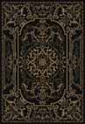 Černý kusový koberec