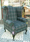 Anglick uk skotsk kostka tartan