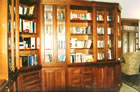 Luxusní knihovna masiv třešeň